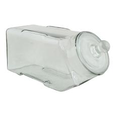  Glasburk liggande med lock liten - Nostalgiska.se