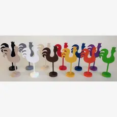  P&aring;sktupp i tr&auml; 13 cm - LejonGul ( mer m&ouml;rkgul) - Nostalgiska.se