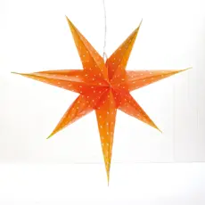  Adventsstjärna - klassisk orange - 100 cm - Nostalgiska.se