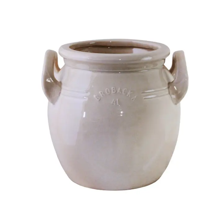 Bild 1,  Krus Brobacka 4 liter hög - Beige - Nostalgiska.se