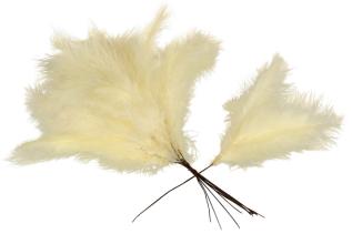  P&aring;skpynt Stora P&aring;skvippor p&aring; tr&aring;d 10 cm gul 12 pack - Nostalgiska.se