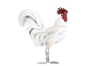  Tupp i metall - Stor Vit - Nostalgiska.se