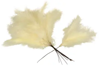  P&aring;skpynt Stora P&aring;skvippor p&aring; tr&aring;d 10 cm gul 12 pack - Nostalgiska.se