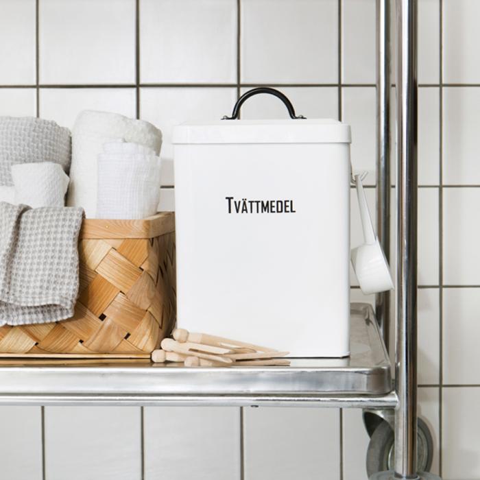 Bild 3,  Plåtburk med skopa-tvättmedel - Nostalgiska.se