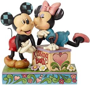 Disney samlarfigur Disney Jul - Musse & Mimmi Kissing booth - Nostalgiska.se
