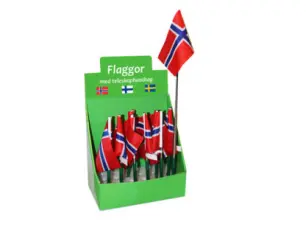  Teleskopflagga Norge - Nostalgiska.se