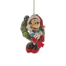 Disney samlarfigur Disney Julornament - Mimmi Pigg med krans - Nostalgiska.se