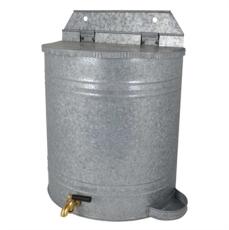  Vattenbeh&aring;llare med kran zink - Nostalgiska.se