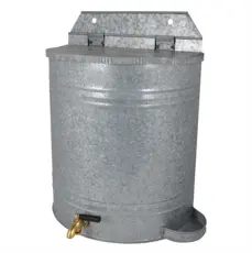  Vattenbeh&aring;llare med kran zink - Nostalgiska.se