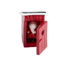  Tomte p&aring; utedass - Nostalgiska.se