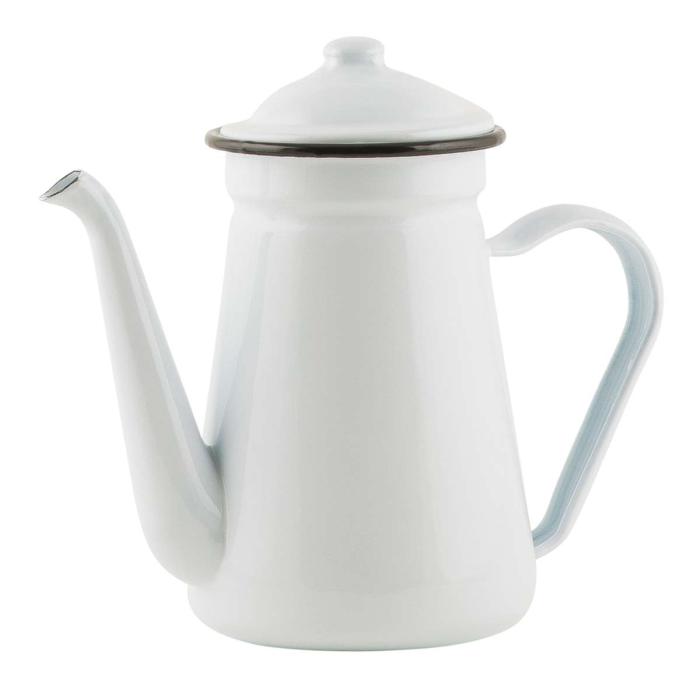 Bild 1,  Kaffekanna i emalj 0,9 l - Nostalgiska.se