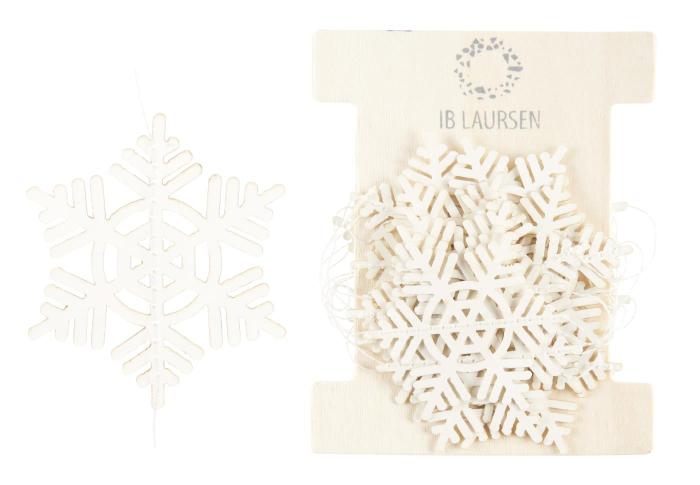 Bild 1,  Julgirlang med snöflingor - Nostalgiska.se