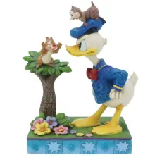 Disney samlarfigur Disney Jul - Kalle anka med Piff & Puff - Nostalgiska.se