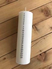  Blockljus adventljus med siffror - Nostalgiska.se