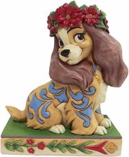 Disney samlarfigur Disney Jul - Lady julfigur - Nostalgiska.se