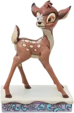 Disney samlarfigur Disney Jul - Bambi med sn&ouml; p&aring; nosen - Nostalgiska.se