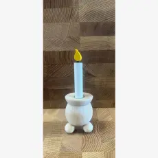  Kulljusstake f&ouml;r julgransljus r&ouml;d - Nostalgiska.se