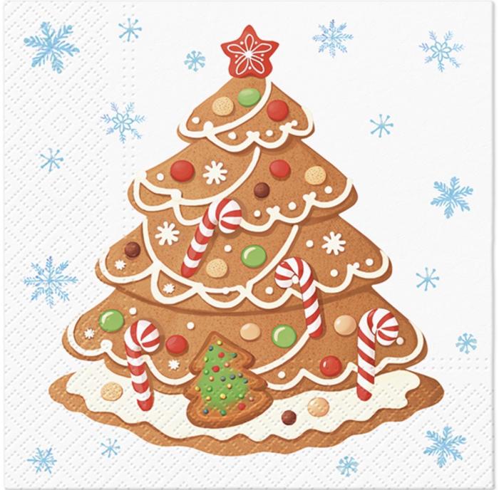 Bild 4,  Julservett Ginger Christmas 33x33 cm - Nostalgiska.se