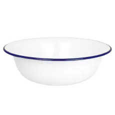  Tvättfat emils emalj blå/vit - Nostalgiska.se
