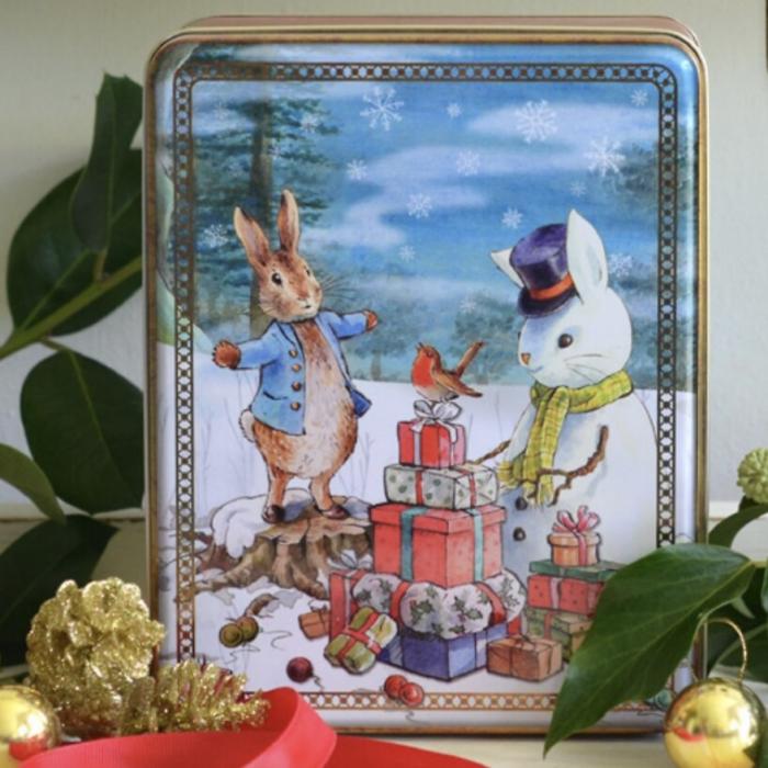 Bild 1,  Julkakburk - Peter Rabbit christmas - Nostalgiska.se