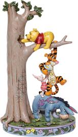 Disney samlarfigur Disney Jul - Nalle Puh med vänner i träd - Nostalgiska.se