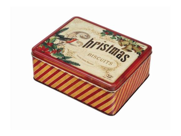  Julkakburk - Christmas Biscuits 195x154x75mm - Nostalgiska.se