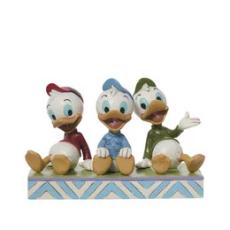 Disney samlarfigur Disney Jul - Knatte, Fnatte & Tjatte sittande - Nostalgiska.se