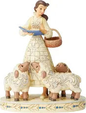 Disney samlarfigur Disney Jul - Belle läser Skönheten & odjuret - Nostalgiska.se