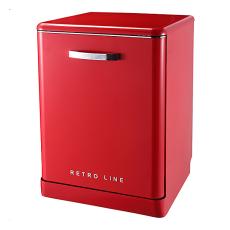  Retro Line Diskmaskin röd - Nostalgiska.se