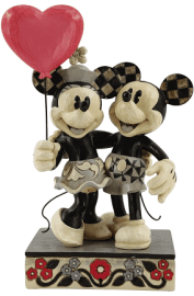 Disney samlarfigur Disney Jul - Musse & Mimmi Love ballon - Nostalgiska.se