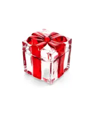  Julklapp - sk&aring;l med lock - Nostalgiska.se