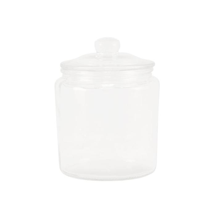 Bild 1,  Glasburk med lock 1810 ml - Nostalgiska.se