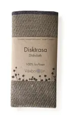 Växbo Lin Disktrasa Oblekt med blå fåll - Nostalgiska.se