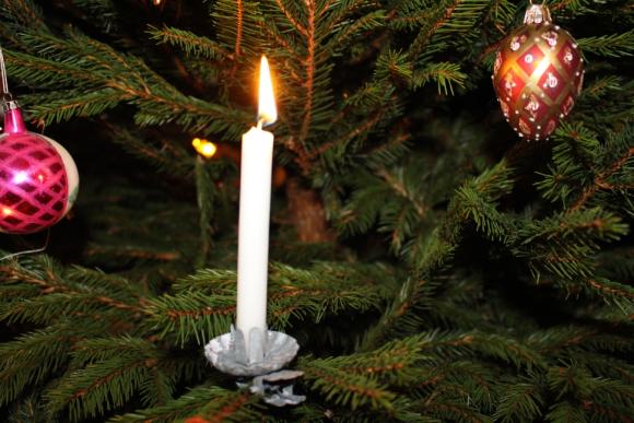  Julljushållare för levande julgransljus - Nostalgiska.se
