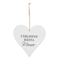  Hjärta "Världens bästa mormor" - Nostalgiska.se