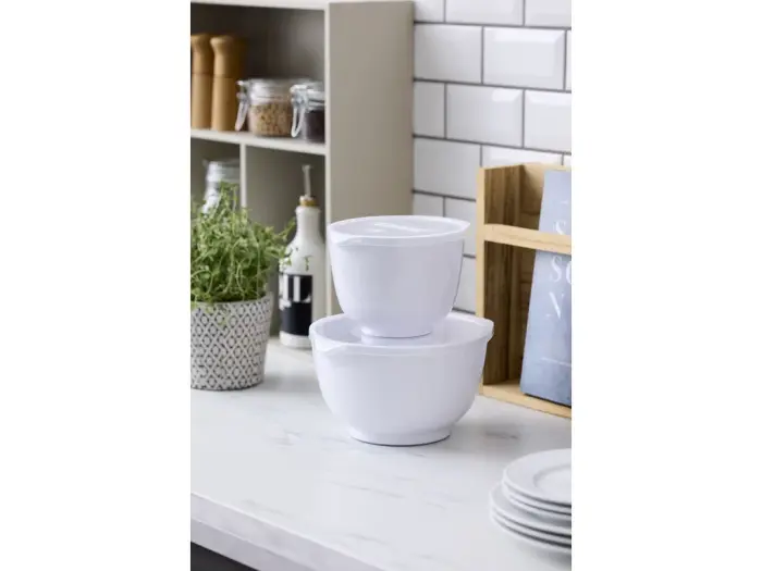 Bild 2,  Marghereteskål 2 l - Vit - Nostalgiska.se