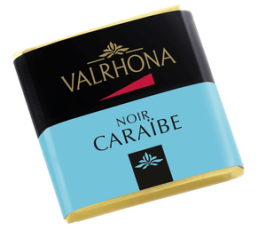 Valrhona Exklusiv Mörk Chokladbit från Valrhona Caraibe 66% kaka 70 g - Nostalgiska.se