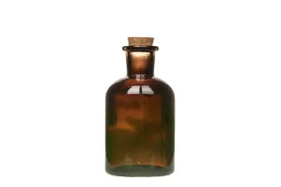  Flaska med kork brun - 150 ml - Nostalgiska.se
