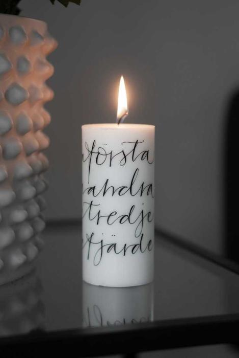 Bild 1,  Blockljus advent - Nostalgiska.se