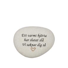  Sten "Ett varmt hjärta..." - Nostalgiska.se