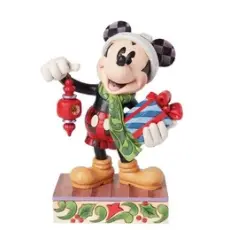 Disney samlarfigur Disney Jul - Musse som worldwide tomte - Nostalgiska.se