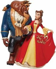 Disney samlarfigur Disney Jul - julfirande Skönheten & odjuret - Nostalgiska.se