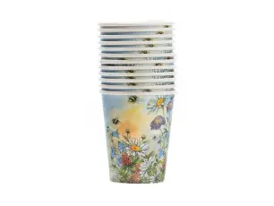  Pappersmugg 12-p Sommarblommor - Nostalgiska.se