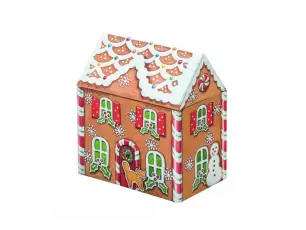  Julkakburk - pepparkakshus 120x135x75mm - Nostalgiska.se