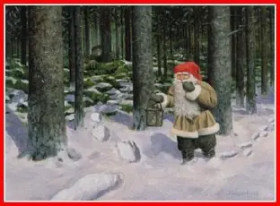  Julbonad tomte spårar - Nostalgiska.se