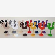  P&aring;sktupp i tr&auml; 19 cm - LejonGul ( mer m&ouml;rkgul) - Nostalgiska.se