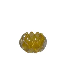  Ljuslykta blomma 5x8 cm - Gul - Nostalgiska.se