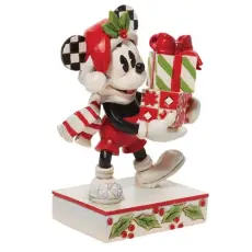 Disney samlarfigur Disney Jul - Musse Pigg med julklappar - Nostalgiska.se