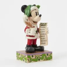 Disney samlarfigur Disney Jul - Musse med önskelista - Nostalgiska.se