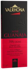 Valrhona Klassisk fin Valrhona mörk chokladkaka- Guanaja 70% cacao 70g - Nostalgiska.se
